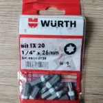 Grot Bit biały WURTH TX20x25mm 1szt.7zł TORX 20 Grot Bit biały WURTH TX20x25mm 1szt.7zł TORX 20