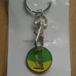 Metalowy żeton do wózka sklepowego Joskin w formie breloczka Metalowy żeton do wózka sklepowego Joskin w formie breloczka