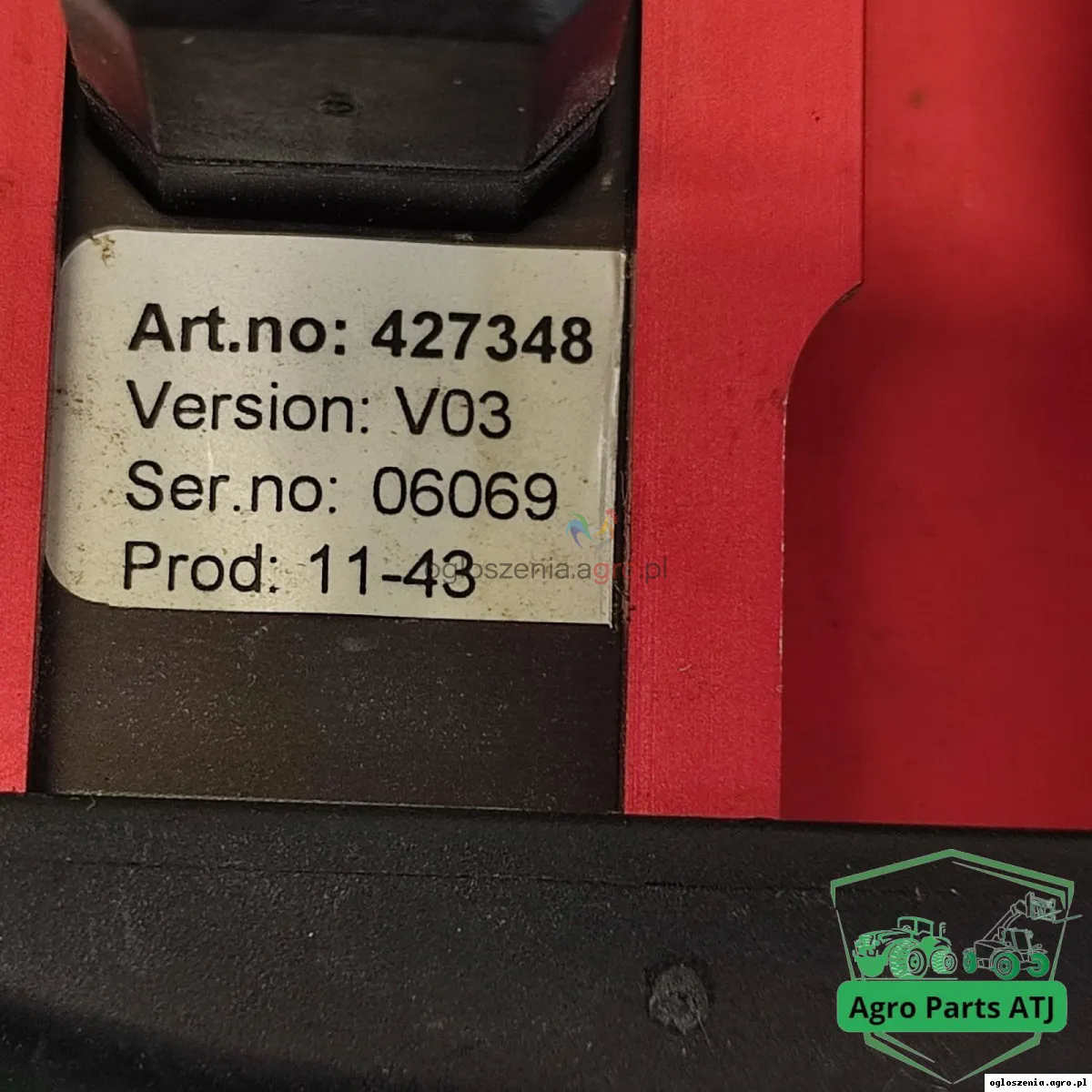 Panel sterowania VÄDERSTAD 458571 do siewnika Rapid RDA 600 – GWARANCJA