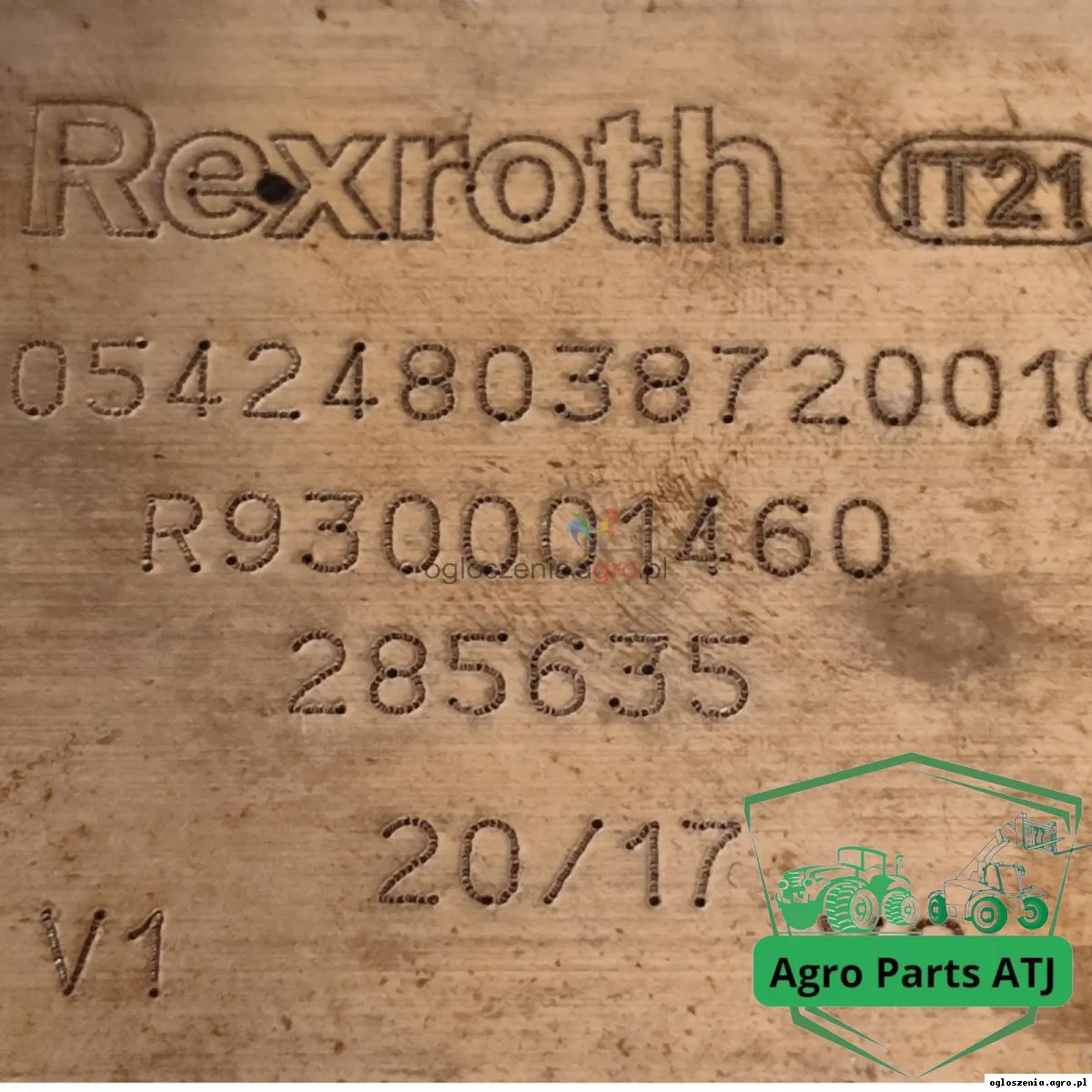 Siłownik hydrauliczny amortyzacji mostu 272241 Manitou MT 1335