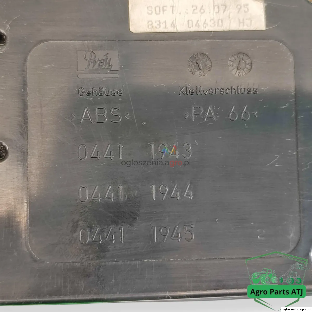 Zegary / Licznik / Panel / 04411944 Deutz-Fahr Agrotron 80 MK3