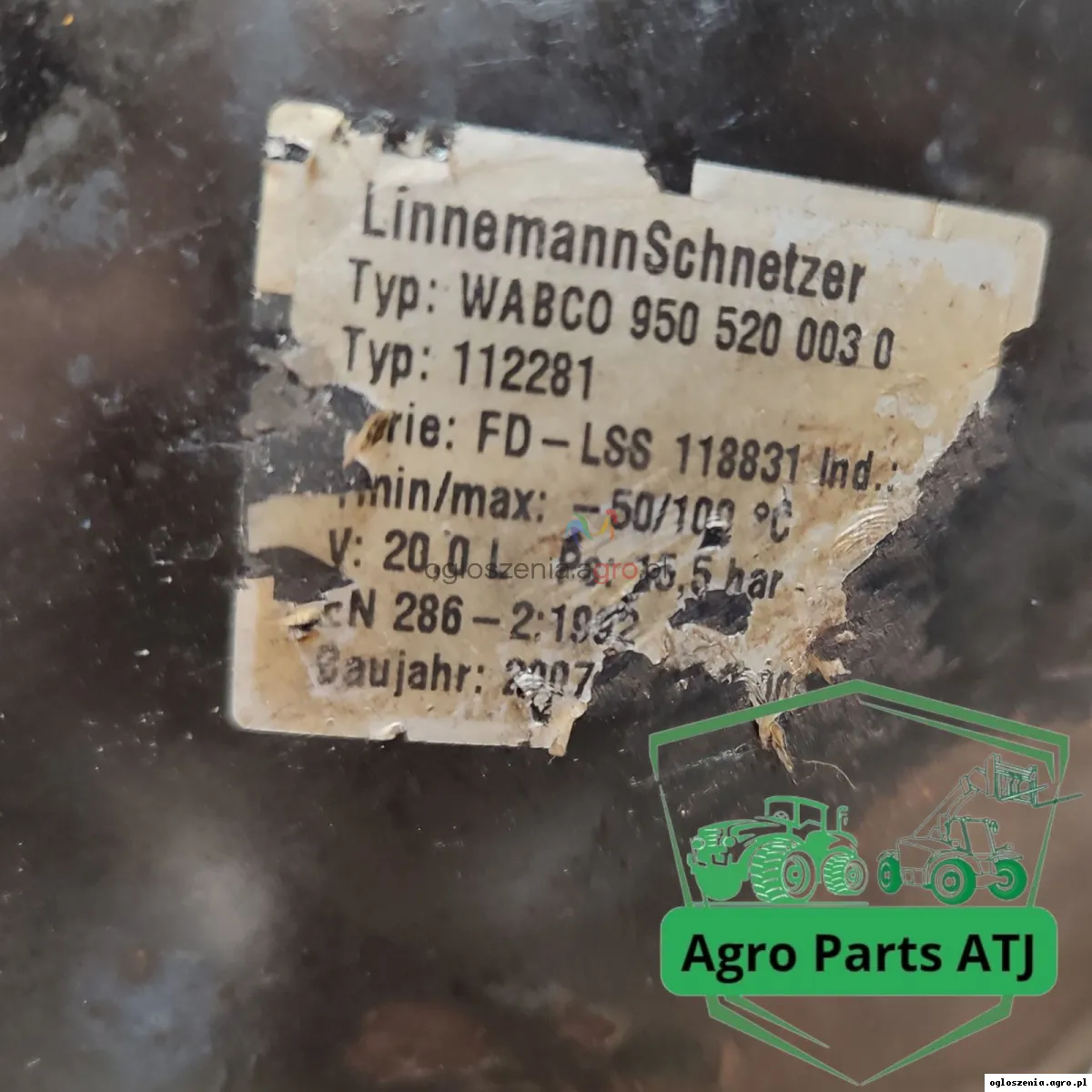 Pneumatyka Kompletna WABCO 4712001100 Claas Axion 830