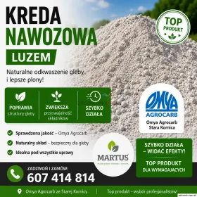 Kreda rozdrobniona Omya Agrocarb 90M-KR luzem