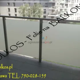 Folie na balkony Warszawa Wilanów -Usługa oklejania Klimczaka, Osi, Teodorowicza, Sarmacka....
