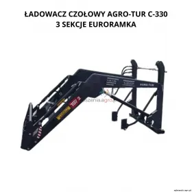 Ładowacz TUR do C-330 | Euroramka • 3 sekcje hydrauliki • Siłowniki dwustronne