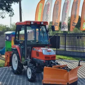 KUBOTA KT27, 27hp, 4x4, Wspomaganie, HST, Zarejest , KABINA, Tuz, pług