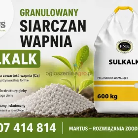 Sulkalk - granulowany siarczan wapnia