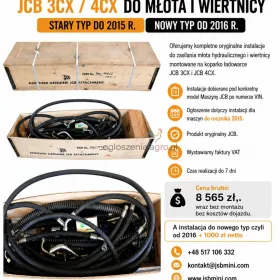 Instalacja hydrauliczna JCB 3CX / 4CX do młota i wiertnicy – stary typ do 2015 r. / nowy typ od 2016