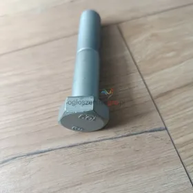 Śruba M20x100 10.9 gwint skok 2,5 z nakrętką wymiary na foto