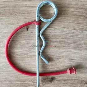 Zawleczka podwójna sprężynowa ze smyczą (pasek) typ R Beta 5mm x149mm