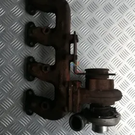 Kolektor wydechowy Perkins 1004.4 turbo Massey Ferguson, Case,Manitou