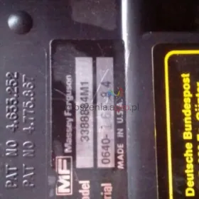 Sensor, czujnik prędkości, radar Massey Ferguson Landini