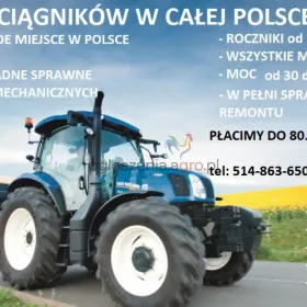 Oferujemy skup maszyn rolniczych i ciągników / Firma Nata-Auto Kupi maszyny rolnicze !