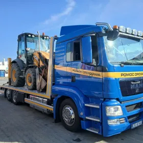 Pomoc drogowa, laweta, transport ciągników, koparek, maszyn