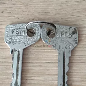 Kolekcja kluczy PRL FSM SPES 1669 nowe oryginalne
